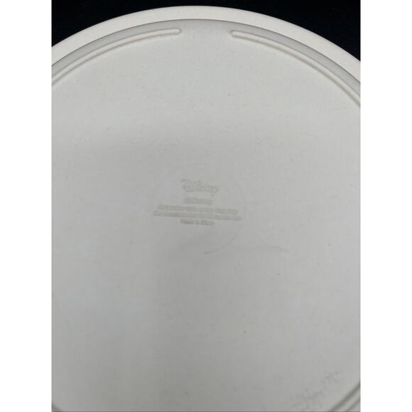 Mickey Mouse Kids Plate With Racing Car Plastic Checkered Flag Vintage - Picture 5 of 6